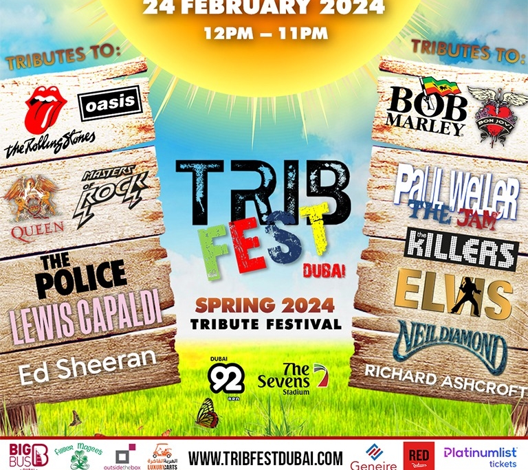 Tribfest Dubai SPRING 2024 lineup